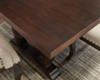 Brockway Trestle Dining Table Antique Java / CS-110311