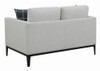 Apperson Cushioned Back Loveseat Light Grey / CS-508682