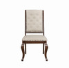 Brockway Tufted Dining Chairs Cream and Antique Java (Set of 2) / CS-110312