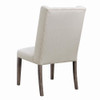 Bexley Tufted Side Chairs Dark Brown and Beige (Set of 2) / CS-105143