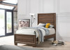 Brandon Wood Twin Panel Bed Warm Brown / CS-205321T