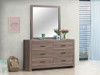 Brantford Dresser Mirror Barrel Oak / CS-207044