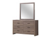 Brantford Dresser Mirror Barrel Oak / CS-207044