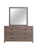 Brantford Dresser Mirror Barrel Oak / CS-207044