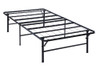 Mabel Metal Twin Mattress Support Platform Bed Black / CS-305957T