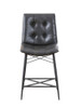 Aiken Upholstered Tufted Counter Height Stools Grey (Set of 2) / CS-107859