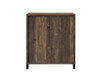 Arlington Bar Cabinet with Sliding Door Rustic Oak / CS-182852