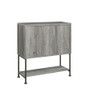 Claremont Sliding Door Bar Cabinet with Lower Shelf Grey Driftwood / CS-183038