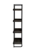 Ember 4-shelf Bookcase Dark Oak and Sandy Black / CS-803412