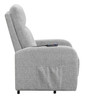 Howie Tufted Upholstered Power Lift Recliner Grey / CS-609402P