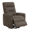 Henrietta Power Lift Recliner with Storage Pocket Brown / CS-609404P