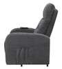 Howie Tufted Upholstered Power Lift Recliner Charcoal / CS-609403P