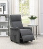 Herrera Upholstered Power Lift Massage Chair Charcoal / CS-609406P