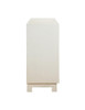 Voula Rectangular 4-door Accent Cabinet White and Gold / CS-953416