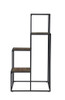Rito 4-tier Display Shelf Rustic Brown and Black / CS-805670