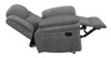 Bahrain Upholstered Glider Recliner Charcoal / CS-609543