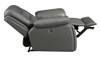 Flamenco Tufted Upholstered Power Recliner Charcoal / CS-610206P