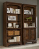Hartshill Bookcase with Cabinet Burnished Oak / CS-881286