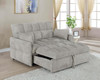 Cotswold Tufted Cushion Sleeper Sofa Bed Light Grey / CS-508307