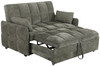 Cotswold Tufted Cushion Sleeper Sofa Bed Dark Grey / CS-508308