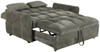 Cotswold Tufted Cushion Sleeper Sofa Bed Dark Grey / CS-508308