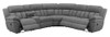 Bahrain 6-piece Upholstered Motion Sectional Charcoal / CS-609540