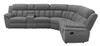 Bahrain 6-piece Upholstered Motion Sectional Charcoal / CS-609540