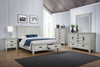 Franco 5-piece Eastern King Bedroom Set Distressed White / CS-205330KE-S5
