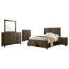 Woodmont 5-piece Eastern King Bedroom Set Golden Brown / CS-222631KE-S5