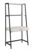 Pinckard 1-drawer Ladder Desk Grey Stone and Black / CS-805801