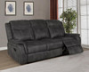 Lawrence Upholstered Tufted Back Motion Sofa / CS-603504