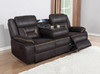 Greer Upholstered Tufted Back Motion Sofa / CS-651354