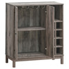 Cheyenne 2-door Home Bar Wine Cabinet Weathered Acacia / CS-183600