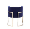 Modrest Betsy - Modern Navy Blue Velvet + Gold Kids Chair / VGZAS011-NVY-KDS-BLU-CH