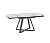 Modrest Cofrey - Contemporary White Ceramic Extendable Dining Table / VGEWD2055EA-WHT-DT