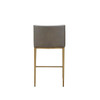 Modrest Fairview - Contemporary Grey + Brass Counter Stool / VGGA-6947CH-C-GRY-CS