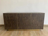 Modrest Auer- Brown Oak & Gold Buffet / VGGM-B-VALDERA-BT