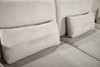 Lamod Italia Hollywood - Italian Light Grey Leather LAF Chaise Sectional Sofa / VGCC-HOLLYWOOD-GREY-LAF-SECT