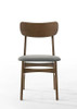 Modrest Castillo - Modern Walnut and  Grey Side Dining Chair (Set of 2) / VGMA-MI-670