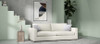 Divani Casa Poppy - Modern White Fabric Sofa / VGKK-KF1031-WHT-S