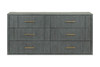 Modrest Manchester- Contemporary Dark Grey Dresser / VGWD-HLF2-DR6DRA