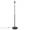 Element Transparent Glass Glass and Metal Floor Lamp / EEI-5618