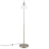 Element Transparent Glass Glass and Metal Floor Lamp / EEI-5618