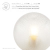 Destiny Glass and Metal Table Lamp / EEI-5615