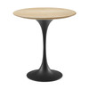 Lippa 20" Round Wood Grain Side Table / EEI-5689