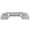 Commix Down Filled Overstuffed 8-Piece Sectional Sofa / EEI-3363