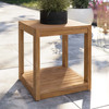 Carlsbad Teak Wood Outdoor Patio Side Table / EEI-5607