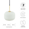 Reprise Glass Pendant Light / EEI-5620