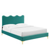 Current Performance Velvet Queen Platform Bed / MOD-6733
