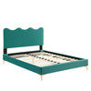 Current Performance Velvet Queen Platform Bed / MOD-6733
